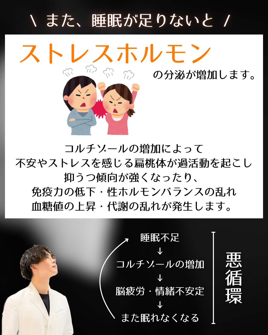 【短時間睡眠は自己中になる】